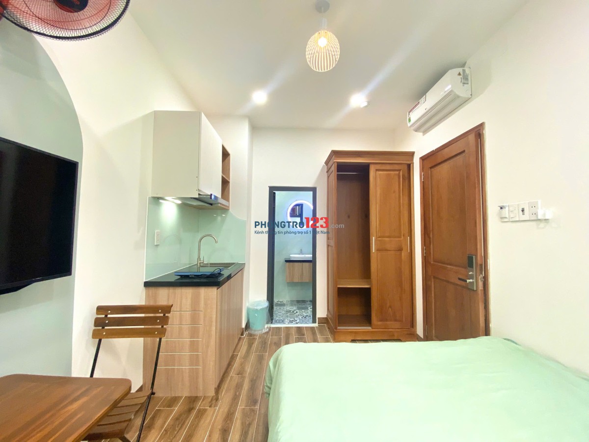 CHO THUÊ STUDIO CỬA SỔ TRỜI FULL NỘI THẤT
