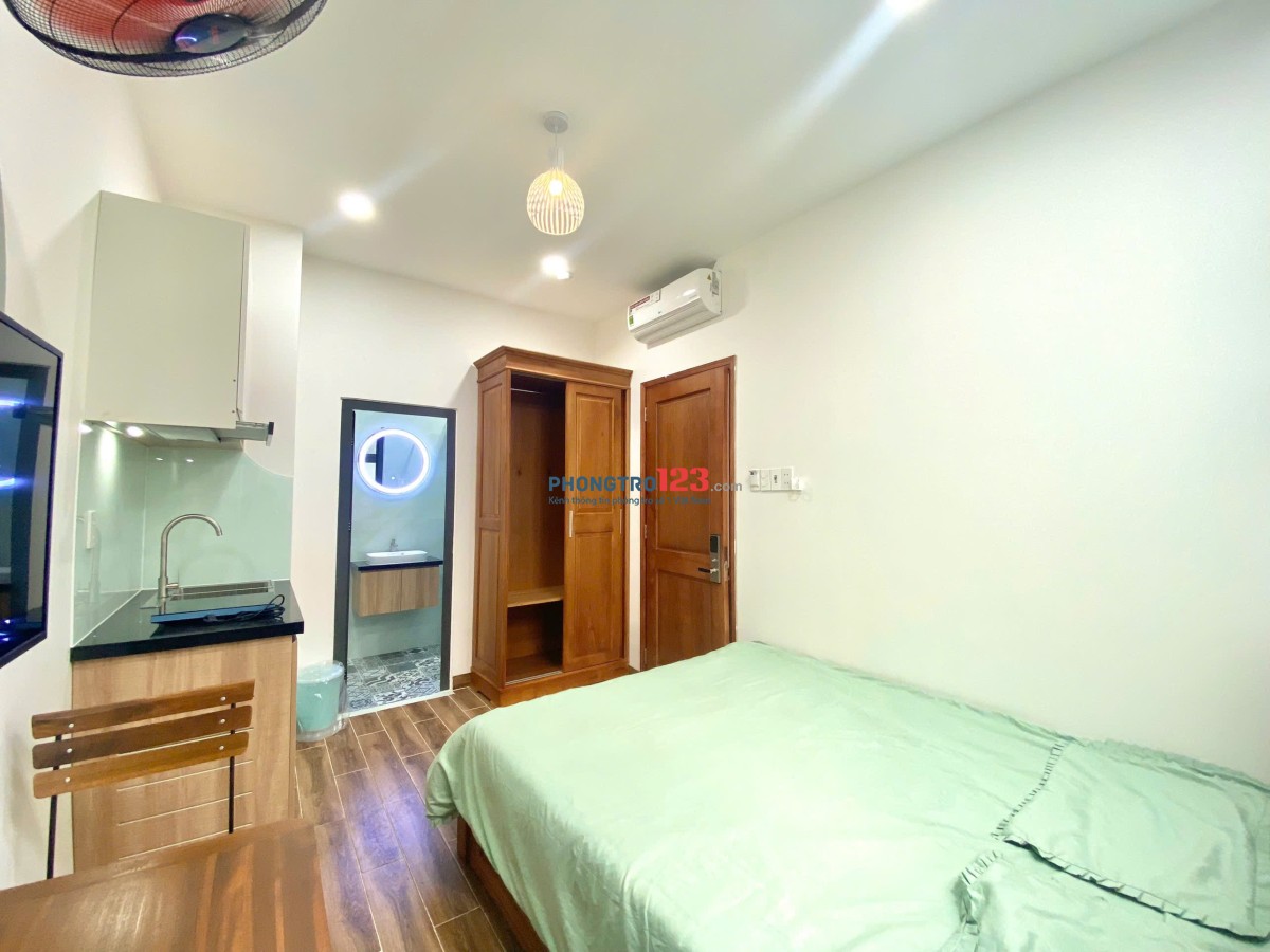 CHO THUÊ STUDIO CỬA SỔ TRỜI FULL NỘI THẤT