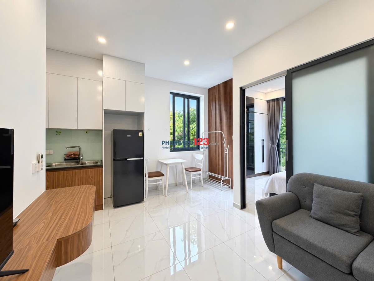 CHO THUÊ CĂN HỘ 1PN FULL NỘI THẤT CỐNG QUỲNH, QUẬN 1