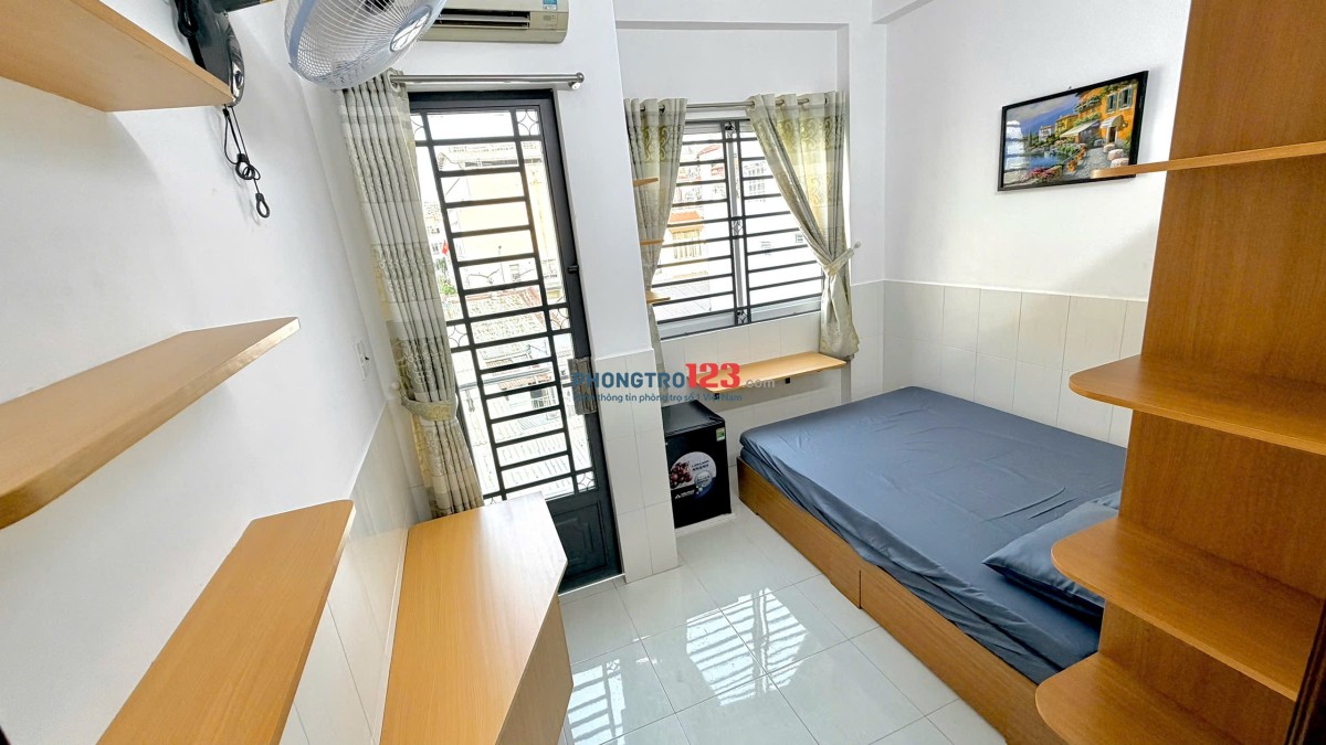  PHÒNG TRỌ QUẬN 1 – MỚI 100% | BAN CÔNG + CỬA SỔ | FULL NỘI THẤT 115 Trần Đình Xu, Quận 1