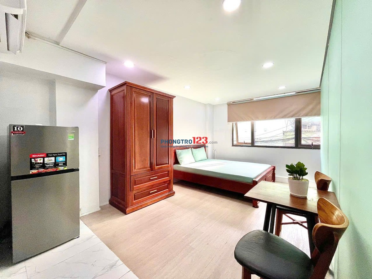 PHÒNG STUDIO BANCON THOÁNG FULL NỘI THẤT TẠI PHAN XÍCH LONG GẦN CÔNG VIÊN HOÀNG VĂN THỤ PHÚ NHUẬN