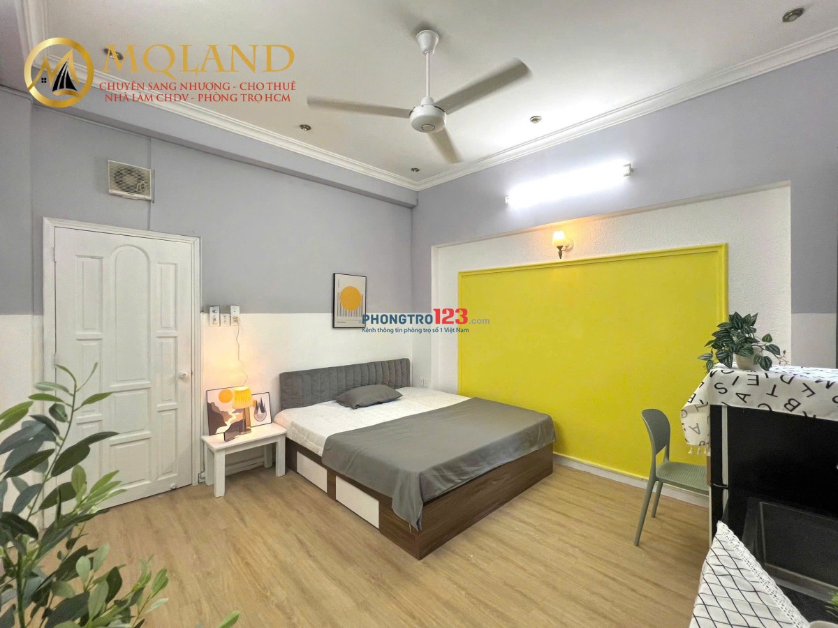 CĂN HỘ MINI CỬA SỔ LỚN – FULL NỘI THẤT – GẦN CV GIA ĐỊNH, THÍCH QUẢNG ĐỨC