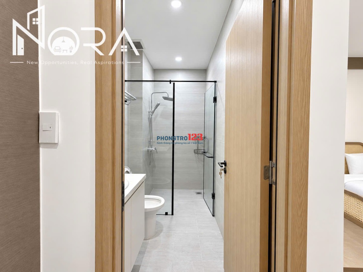 CHO THUÊ CĂN HỘ DỊCH VỤ - BANCOL LỚN - MÁY GIẶT RIÊNG - HOÀNG HOA THÁM