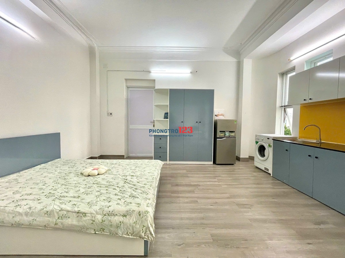PHÒNG 45M2 BAN CÔNG THOÁNG FULL NỘI THẤT NGAY HÀNG XANH- NGUYỄN GIA TRÍ, BÌNH THẠNH