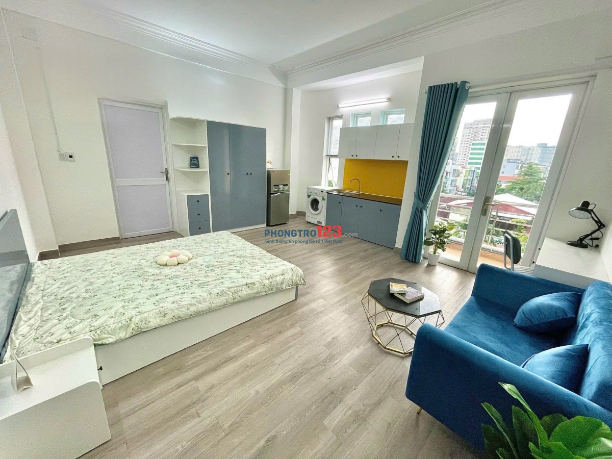 PHÒNG 45M2 BAN CÔNG THOÁNG FULL NỘI THẤT NGAY HÀNG XANH- NGUYỄN GIA TRÍ, BÌNH THẠNH