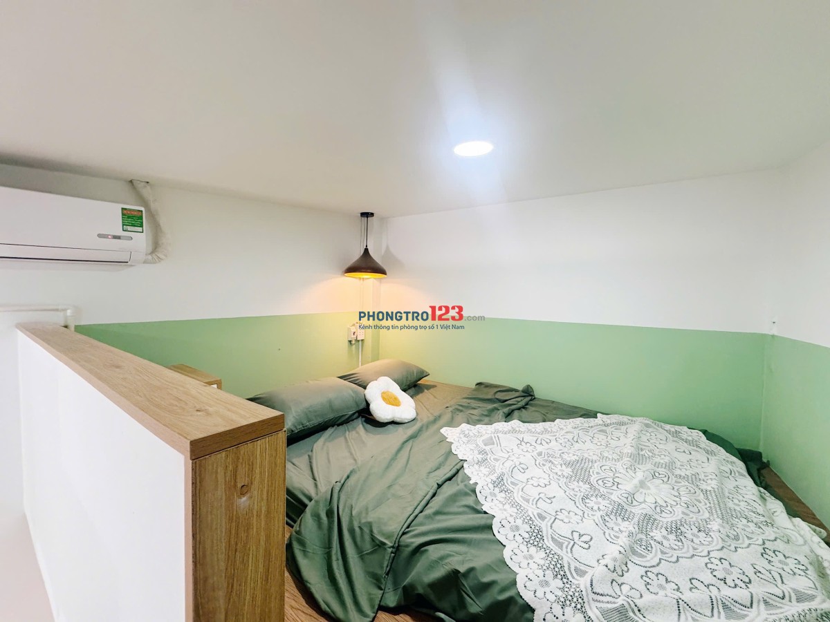 PHÒNG TRỌ CÓ GÁC TÂN BÌNH – PHÒNG ĐẸP, GIÁ MỀM , TOÀ THANG MÁY , HẦM XE