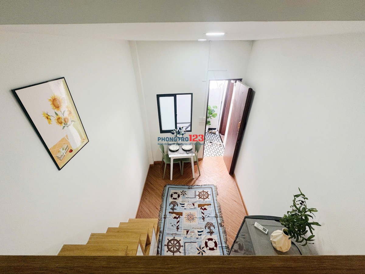 PHÒNG TRỌ CÓ GÁC TÂN BÌNH – PHÒNG ĐẸP, GIÁ MỀM , TOÀ THANG MÁY , HẦM XE