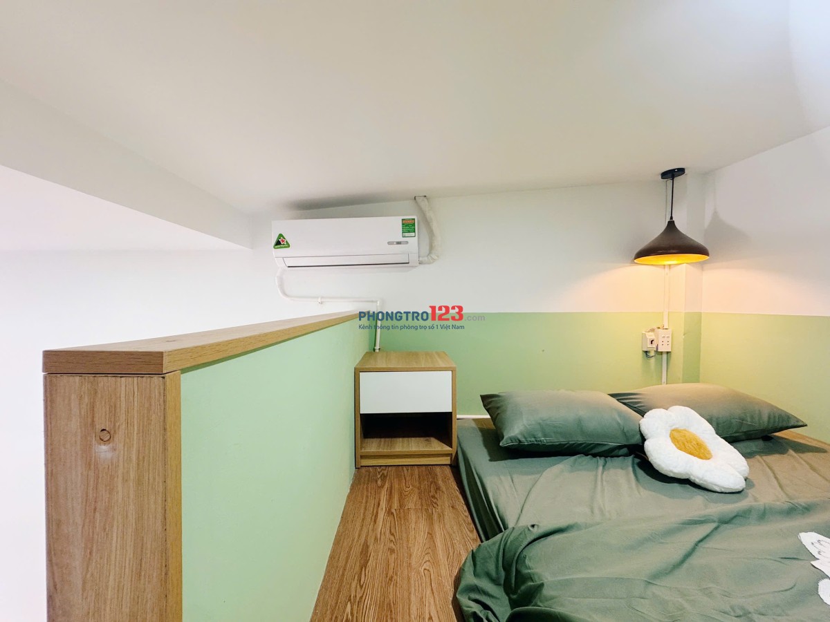 PHÒNG TRỌ CÓ GÁC TÂN BÌNH – PHÒNG ĐẸP, GIÁ MỀM , TOÀ THANG MÁY , HẦM XE