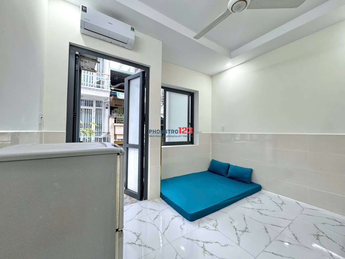 STUDIO FULL NỘI THẤT CỬA SỔ LỚN TẠI CÁCH MẠNG THÁNG 8, GẦN CÔNG VIÊN LÊ THỊ RIÊNG