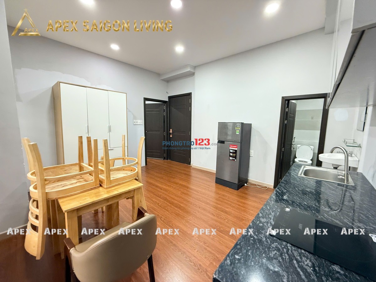 XÔ VIẾT NGHỆ TĨNH (BÌNH THẠNH / SÁT QUẬN 1 & HÀNG XANH) – TÁCH BẾP, CỬA SỔ THOÁNG, FULL NỘI THẤT