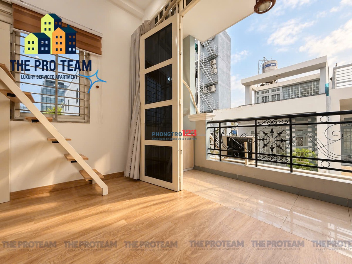 Cho thuê phòng gác tách bếp, ban công lớn, Xô Viết Nghệ Tĩnh, Bình Thạnh gần UEF, FTU, UTH, giáp Q1