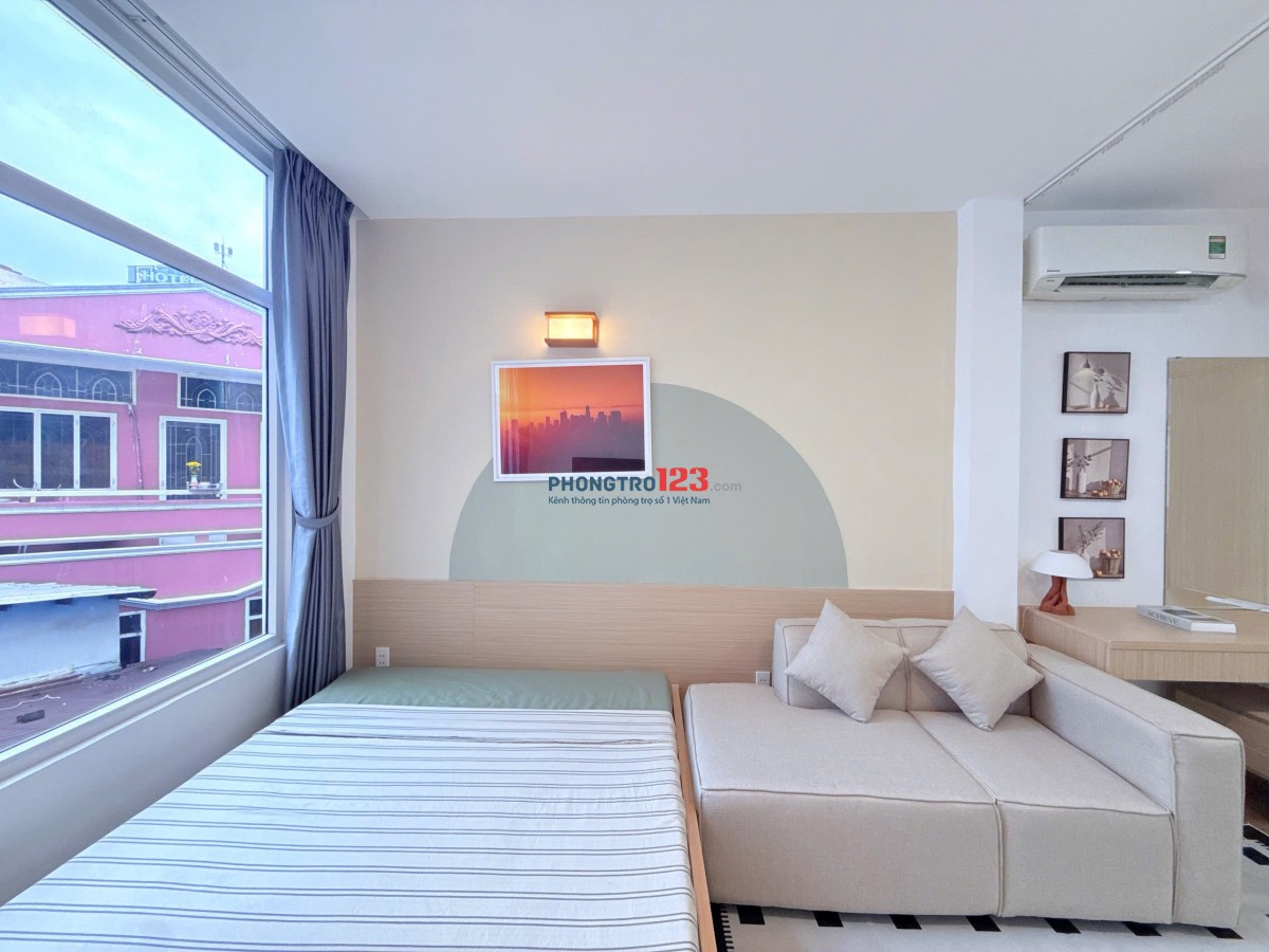 PHÒNG MỚI 45m2 FULL NỘI THẤT SIÊU XINH, THOÁNG NGAY GIÁP QUẬN 1- PHAN ĐÌNH PHÙNG, PHÚ NHUẬN
