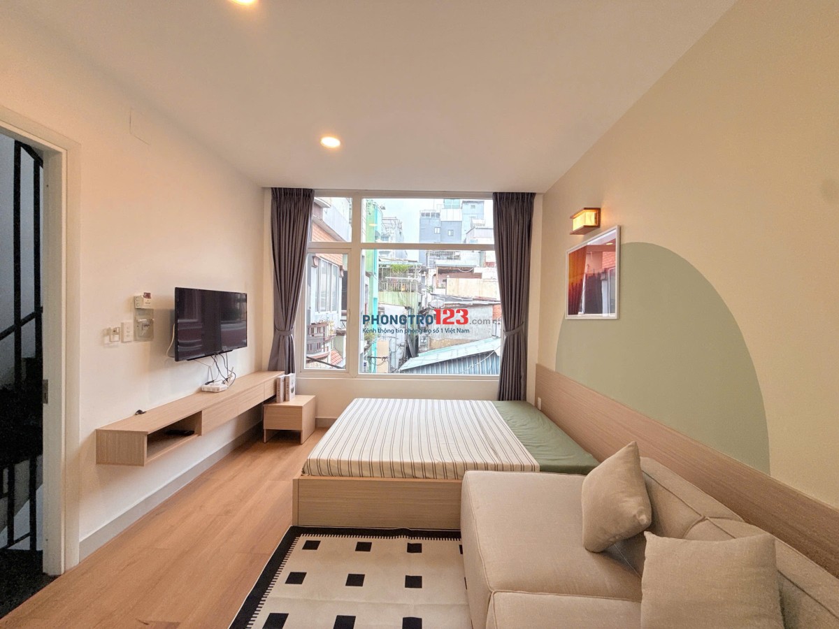 PHÒNG MỚI 45m2 FULL NỘI THẤT SIÊU XINH, THOÁNG NGAY GIÁP QUẬN 1- PHAN ĐÌNH PHÙNG, PHÚ NHUẬN