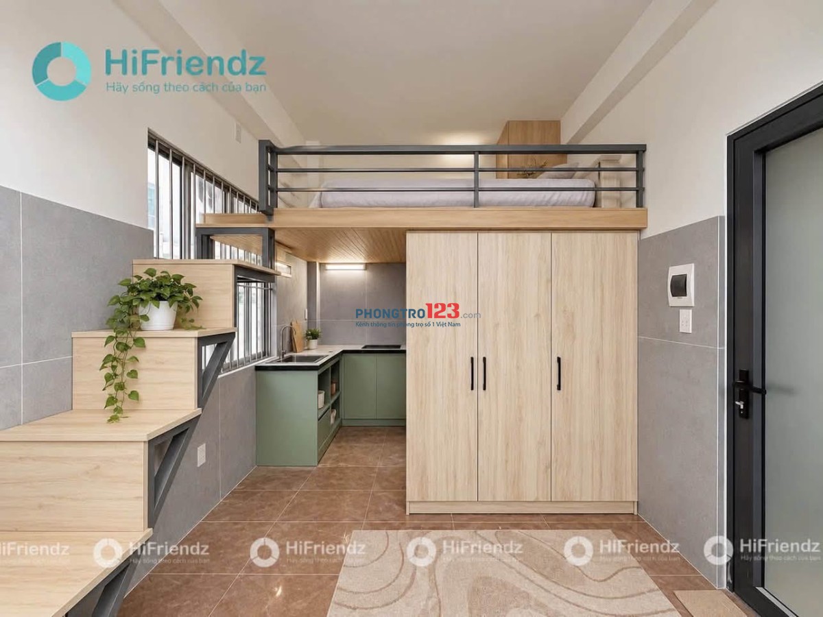Căn hộ mới khai trương 100% Phan Xích Long, Phú Nhuận, gác cao, cửa sổ lớn siêu thoáng, nội thất mới