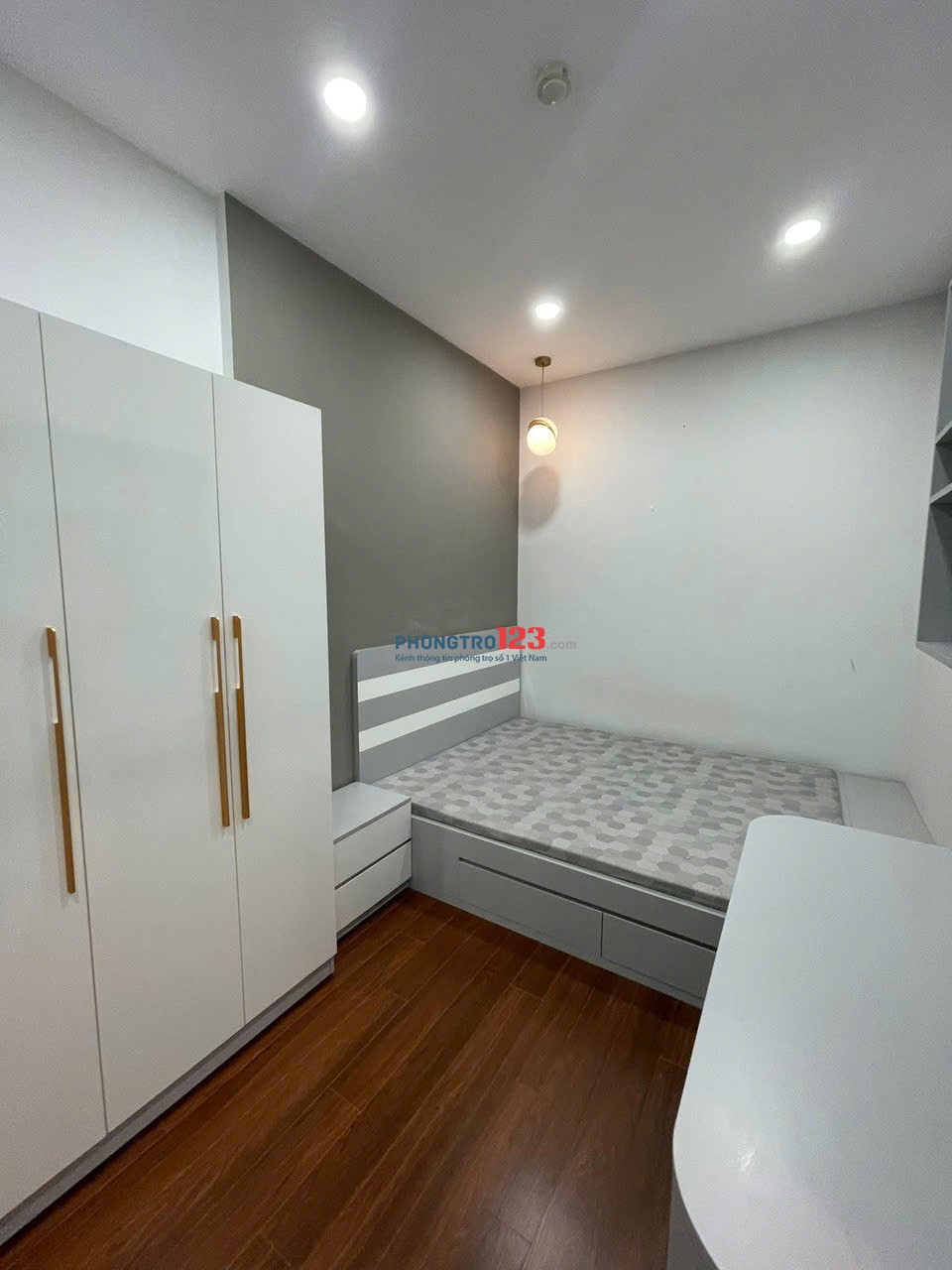 Chung cư Picity, Thạnh Xuân 13, Q12: 50m2, máy lạnh, 6,5tr/tháng, 1PN