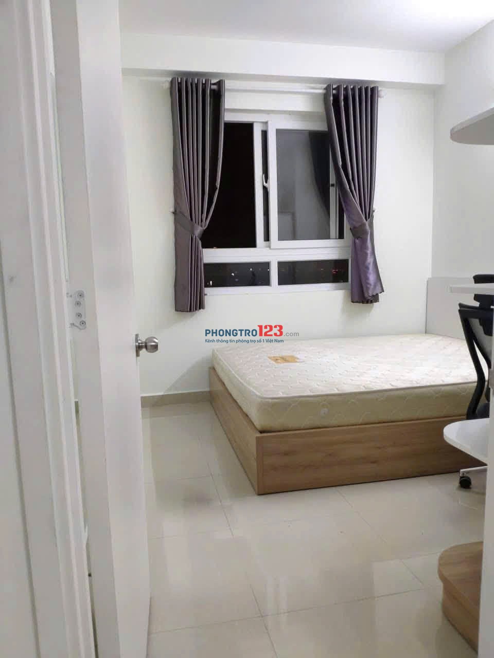 Chung cư Kim Tâm Hải 3PN, ban công 98m2, full nội thất Giá thuê 8.7 tr/th