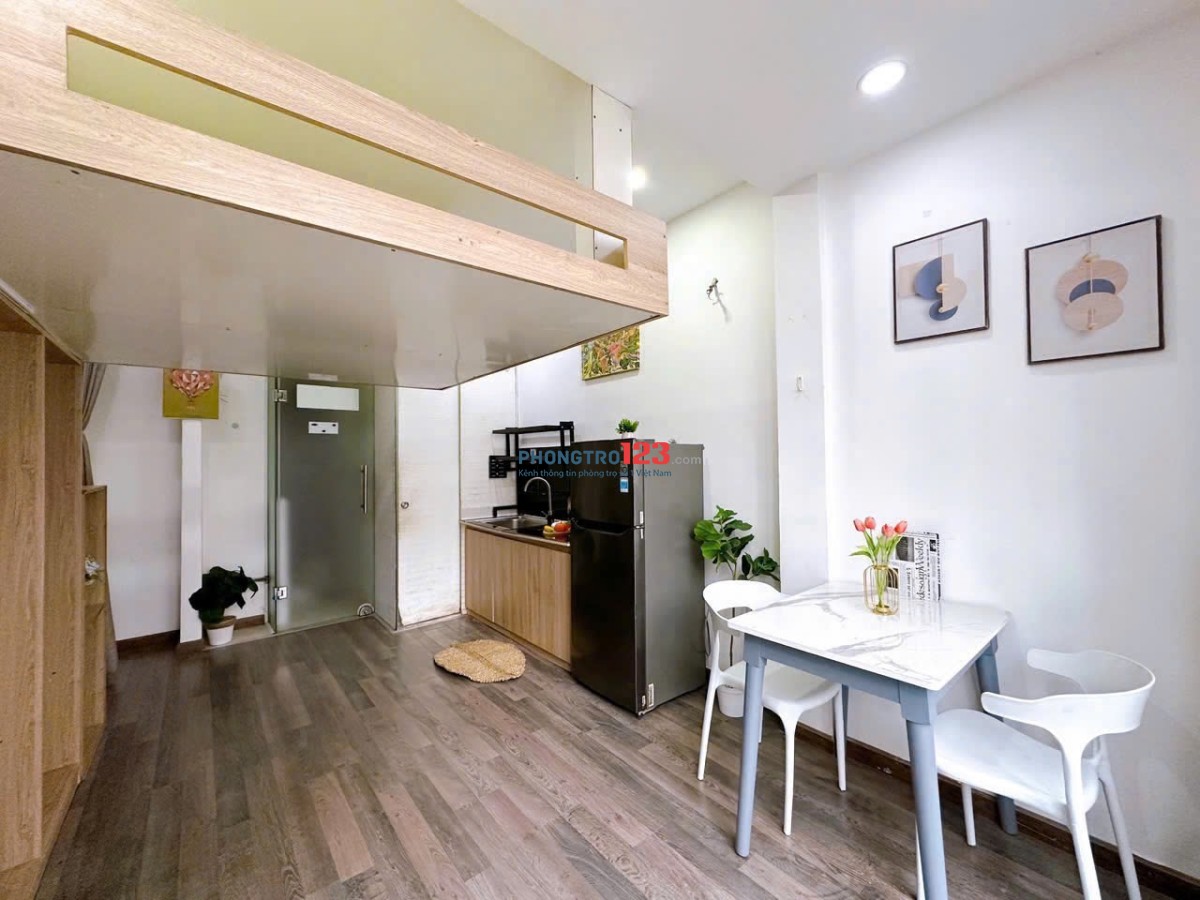 CHO THUÊ PHÒNG CÓ GÁC CÓ CỬA LỚN THOÁNG FULL NỘI THẤT ĐƯỜNG HỒ VĂN HUÊ QUẬN PHÚ NHUẬN, SÁT Q1, Q3