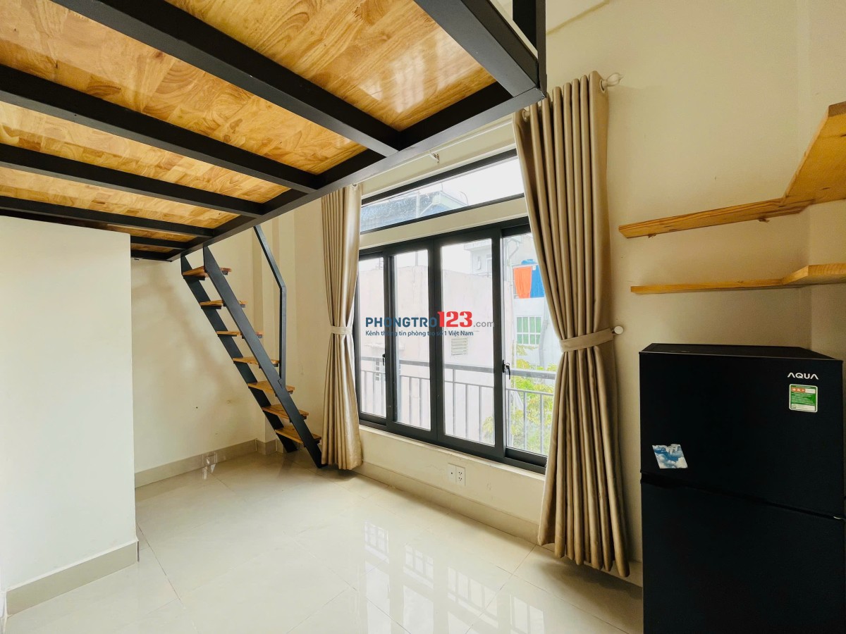 DUPLEX GÁC CAO BANCON THOÁNG FULL NỘI THẤT TẠI PHAN VĂN HÂN NGAY CẦU THỊ NGHÈ GẦN THẢO CẦM VIÊN