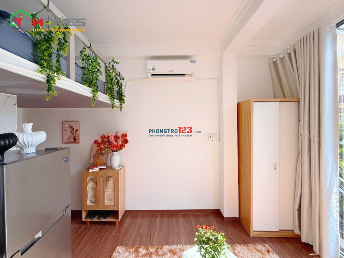CHO THUÊ PHÒNG CÓ GÁC CÓ CỬA SỔ KÍNH LỚN THOÁNG ĐƯỜNG ĐOÀN THỊ ĐIỂM QUẬN PHÚ NHUẬN, SÁT Q1, Q3