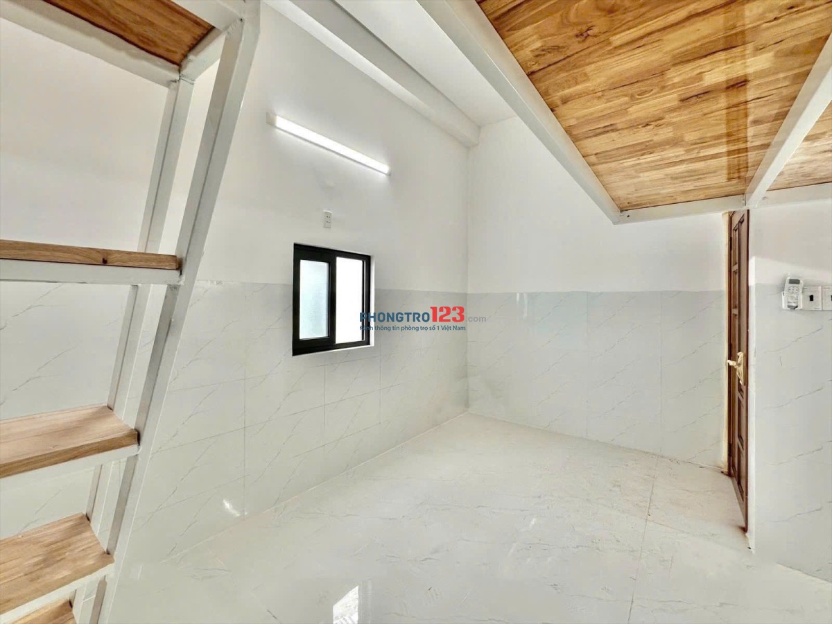 Phòng gác cao mới xây giá chỉ 3,1tr/ tháng Liên Khu 4-5 Bình Tân