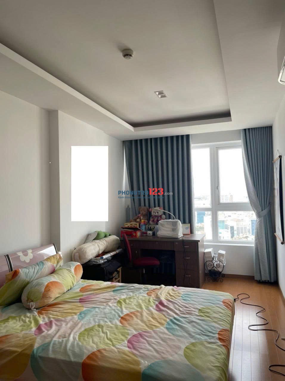Căn góc 3PN, Sacomreal 584 - Lũy Bán Bích giá 10,5 tr/th 112m2, sẵn nội thất.