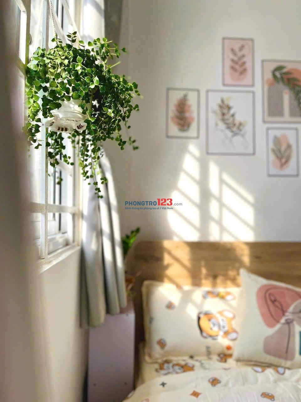 Cho thuê phòng ban công lớn, full nội thất – Nơ Trang Long, Bình Thạnh gần chợ Bà Chiểu, Hàng Xanh