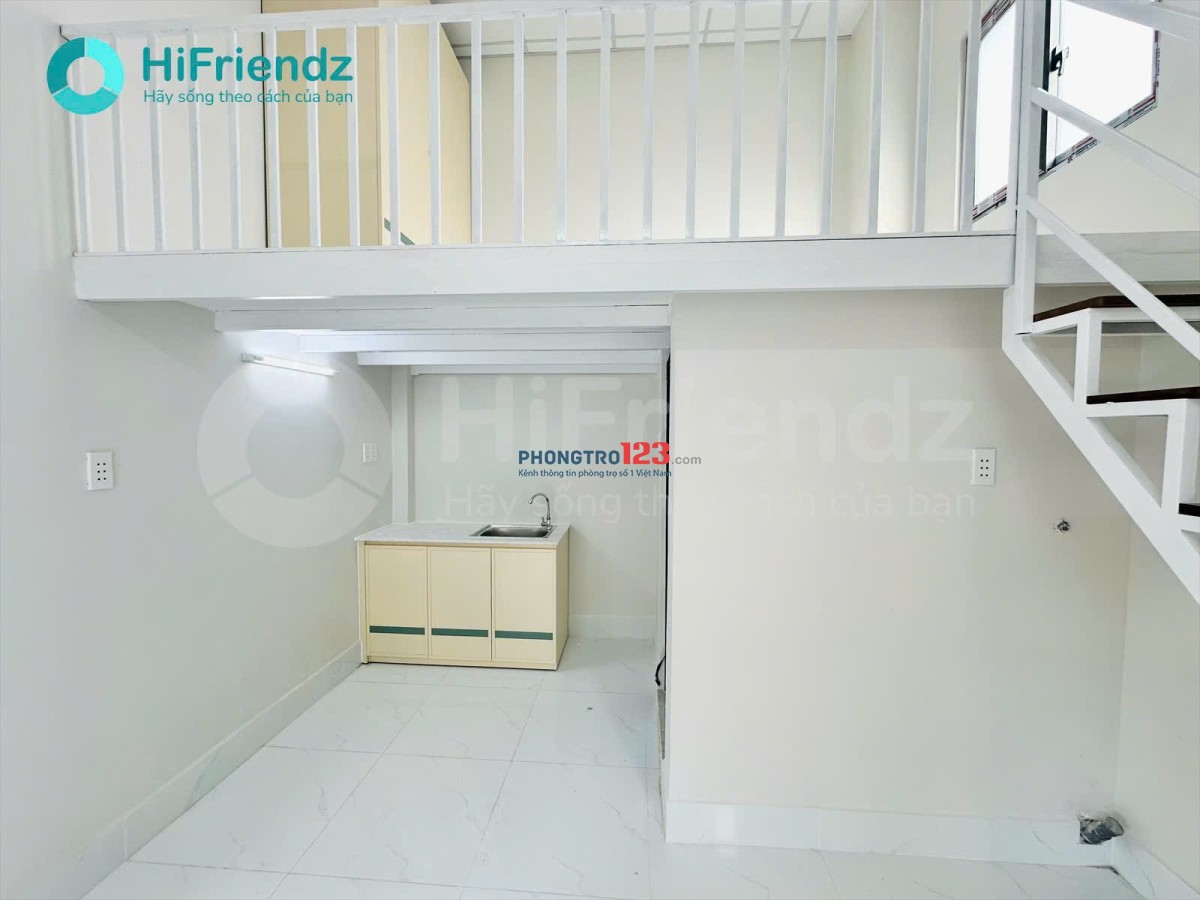 Cho thuê Phòng MỚi- Gác cao M8- Full nội thất RỘNG THOÁNG- Gần Trung tâm Quận 2