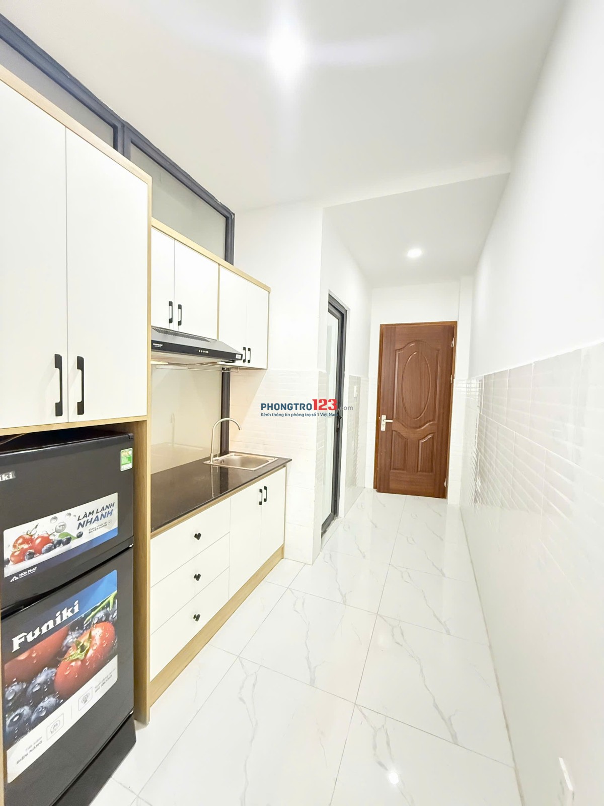 CĂN HỘ 1 PHÒNG NGỦ, TÁCH BẾP, BAN CÔNG SIÊU THOÁNG, FULL NỘI THẤT TẠI VŨ TÙNG, BÌNH THẠNH, SÁT CHỢ B