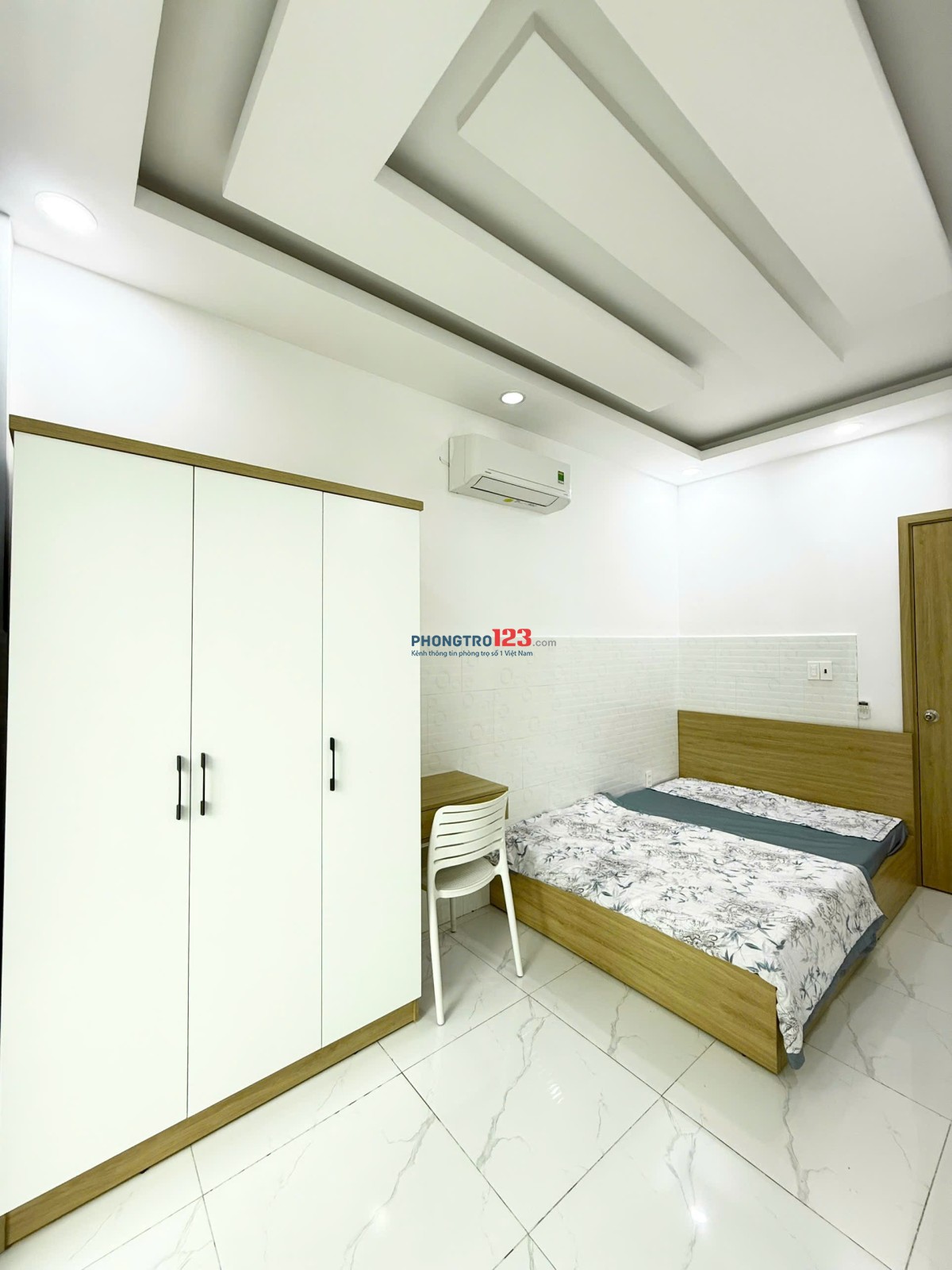 CĂN HỘ 1 PHÒNG NGỦ, TÁCH BẾP, BAN CÔNG SIÊU THOÁNG, FULL NỘI THẤT TẠI VŨ TÙNG, BÌNH THẠNH, SÁT CHỢ B