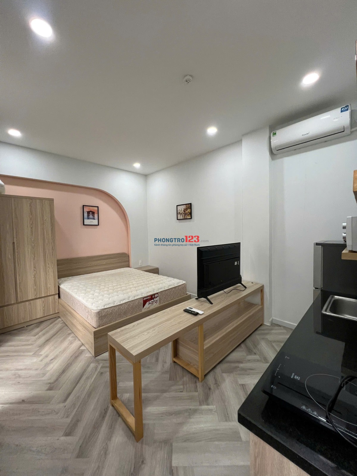 CĂN HỘ CAO CẤP FULL NỘI THẤT, BAN CÔNG RỘNG THOÁNG, TRANG BỊ SMART TIVI TẠI TRƯƠNG QUỐC DUNG, PHÚ NH