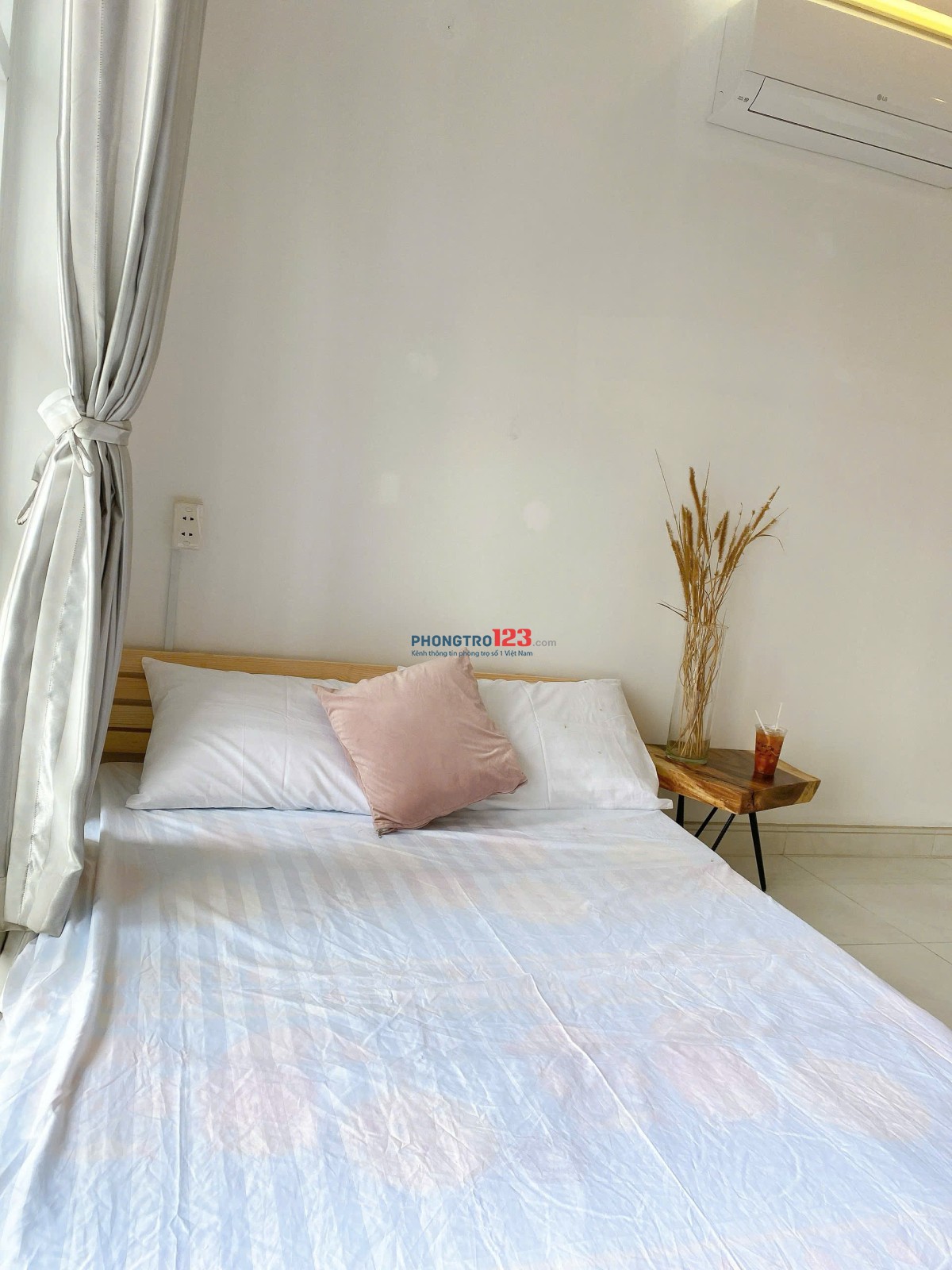 PHÒNG CÓ BAN CÔNG RỘNG THOÁNG MÁT FULL NỘI THẤT NGUYỄN VĂN THƯƠNG BÌNH THẠNH, SÁT ĐH HUTECH UEF Q1