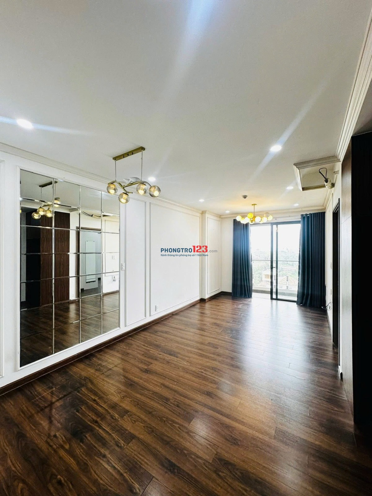 Căn hộ 3 phòng ngủ có nội thất- Satra Eximland,Phan Đăng Lưu giá 18tr/tháng