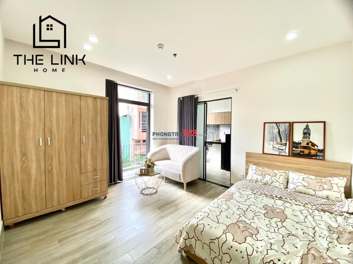 CĂN HỘ 1PN 45M² BAN CÔNG LỚN, MÁY GIẶT RIÊNG – UNG VĂN KHIÊM, BÌNH THẠNH, GIÁP QUẬN 1