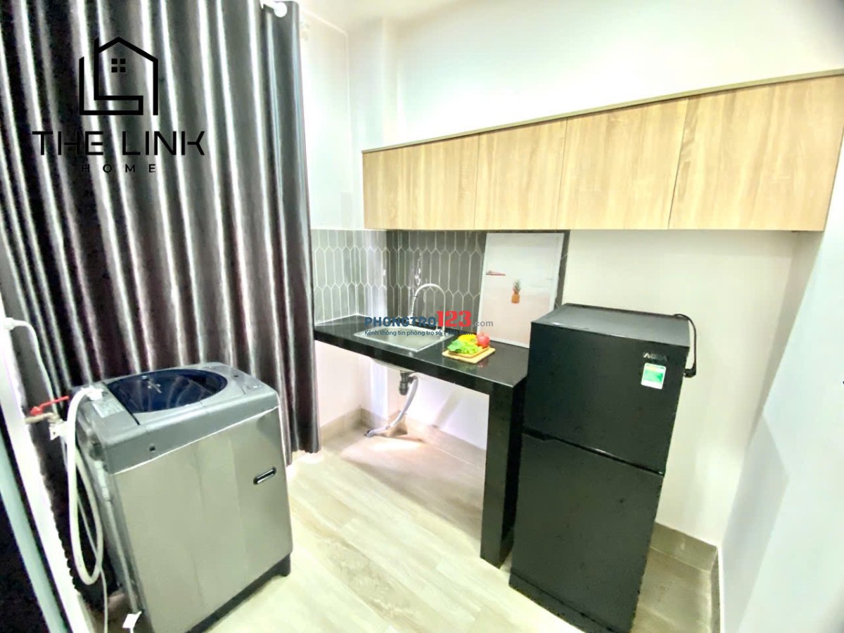 CĂN HỘ 1PN 45M² BAN CÔNG LỚN, MÁY GIẶT RIÊNG – UNG VĂN KHIÊM, BÌNH THẠNH, GIÁP QUẬN 1