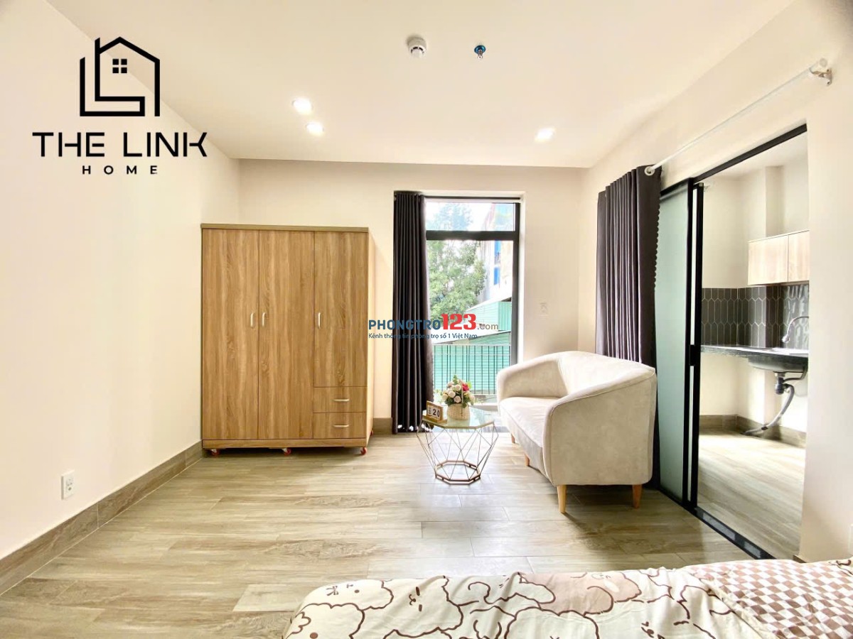 CĂN HỘ 1PN 45M² BAN CÔNG LỚN, MÁY GIẶT RIÊNG – UNG VĂN KHIÊM, BÌNH THẠNH, GIÁP QUẬN 1