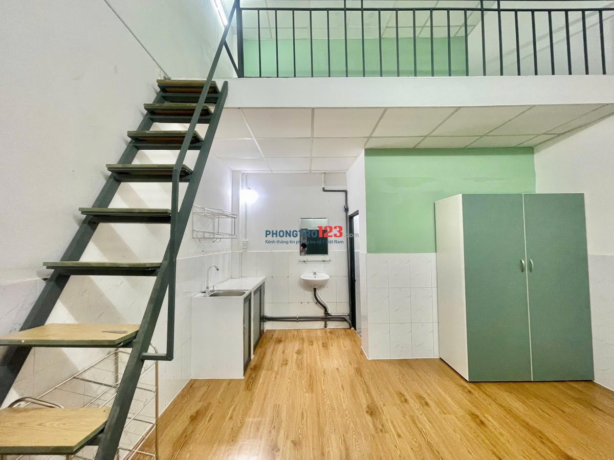 Phòng trọ DUPLEX Gác Cao 2m Sẵn máy lạnh