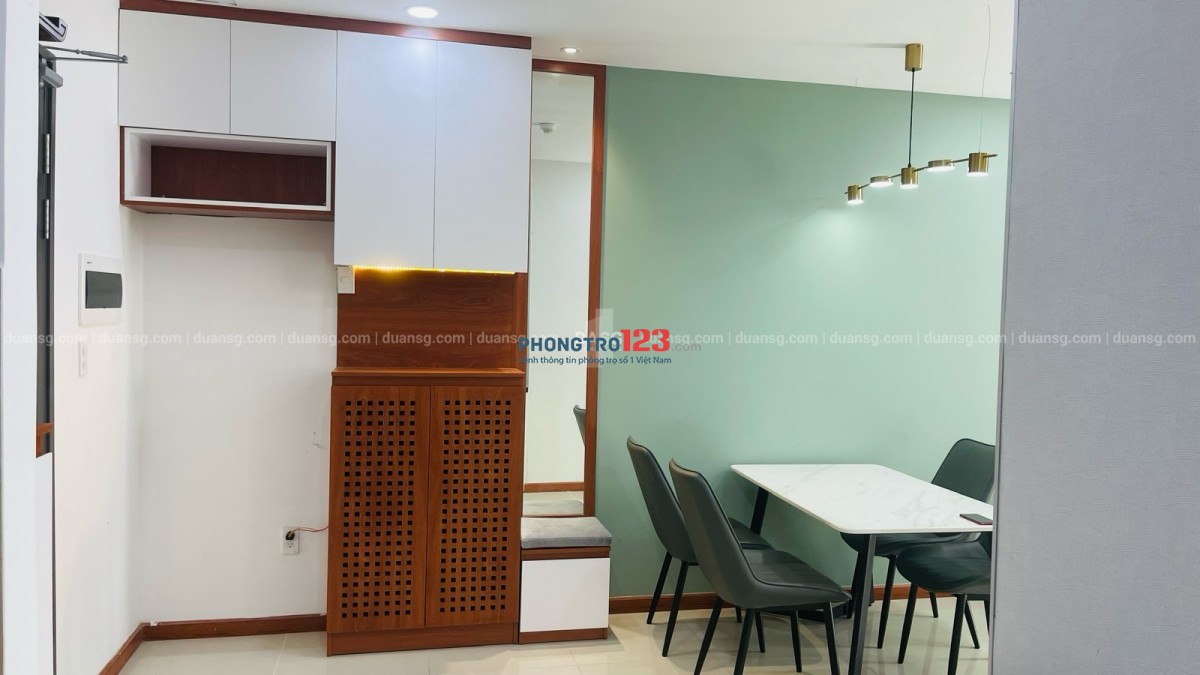 Cho thuê căn hộ Diamond Riverside, diện tích 75m, 2n, 2wc