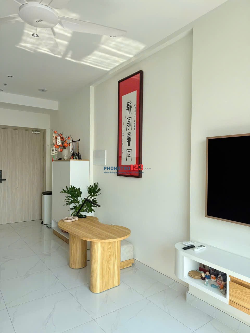 CC Happy One Thạnh lộc. Q12 . DT 65m2 2PN Full NT . Giá 9.5Tr