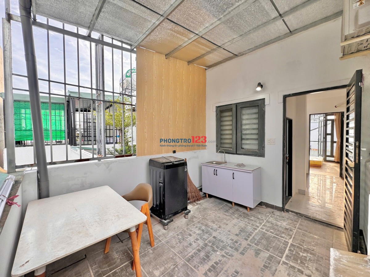 Phòng cho thuê 35m2 1PN gần Ngã Tư Bảy Hiền ngay ĐH Văn Hiến chợ Tân Bình đầy đủ tiện nghi