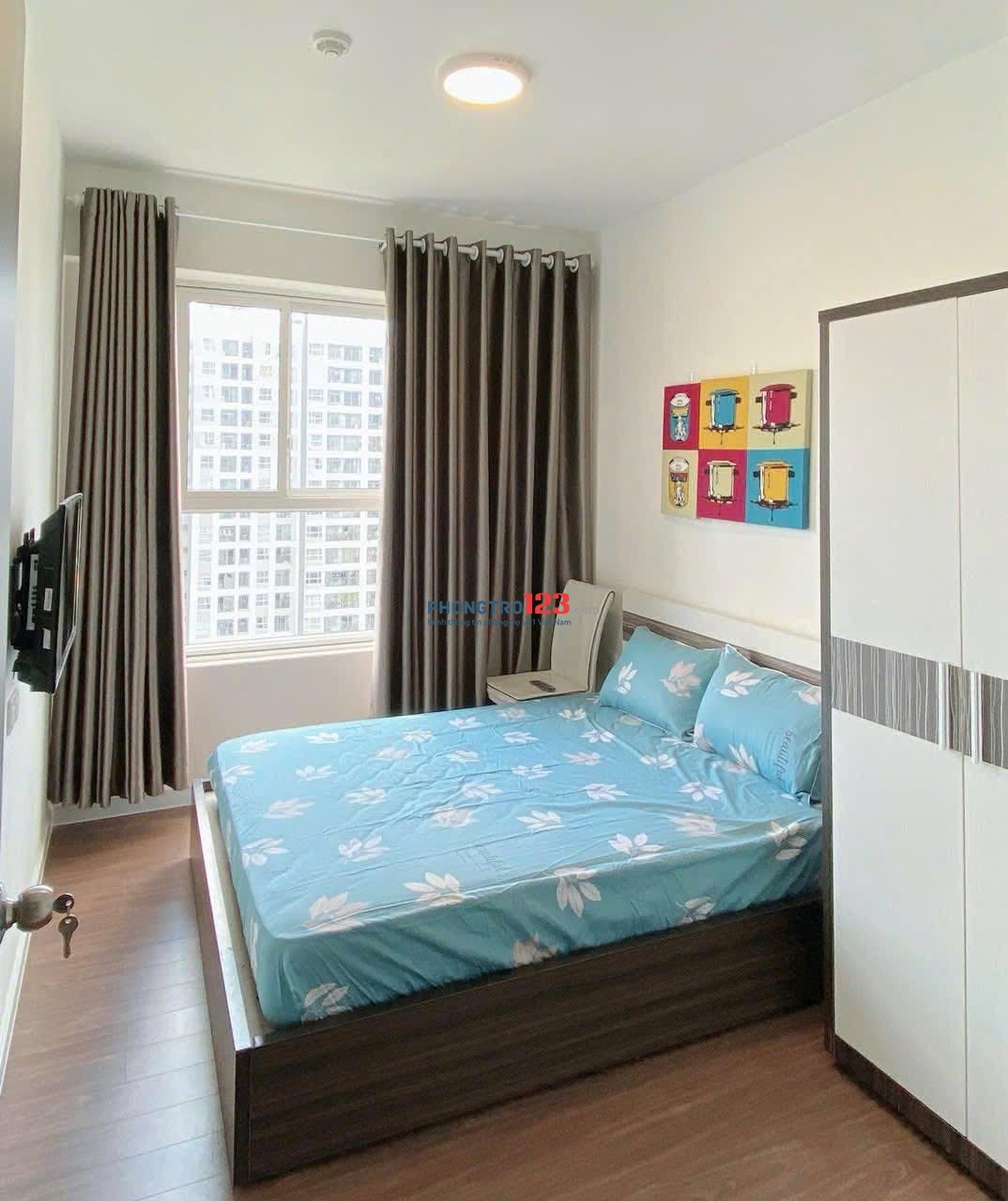 Chung cư cao cấp Res Green-Thoại Ngọc Hầu, Full Nội Thất, 3PN Giá 16 tr/th