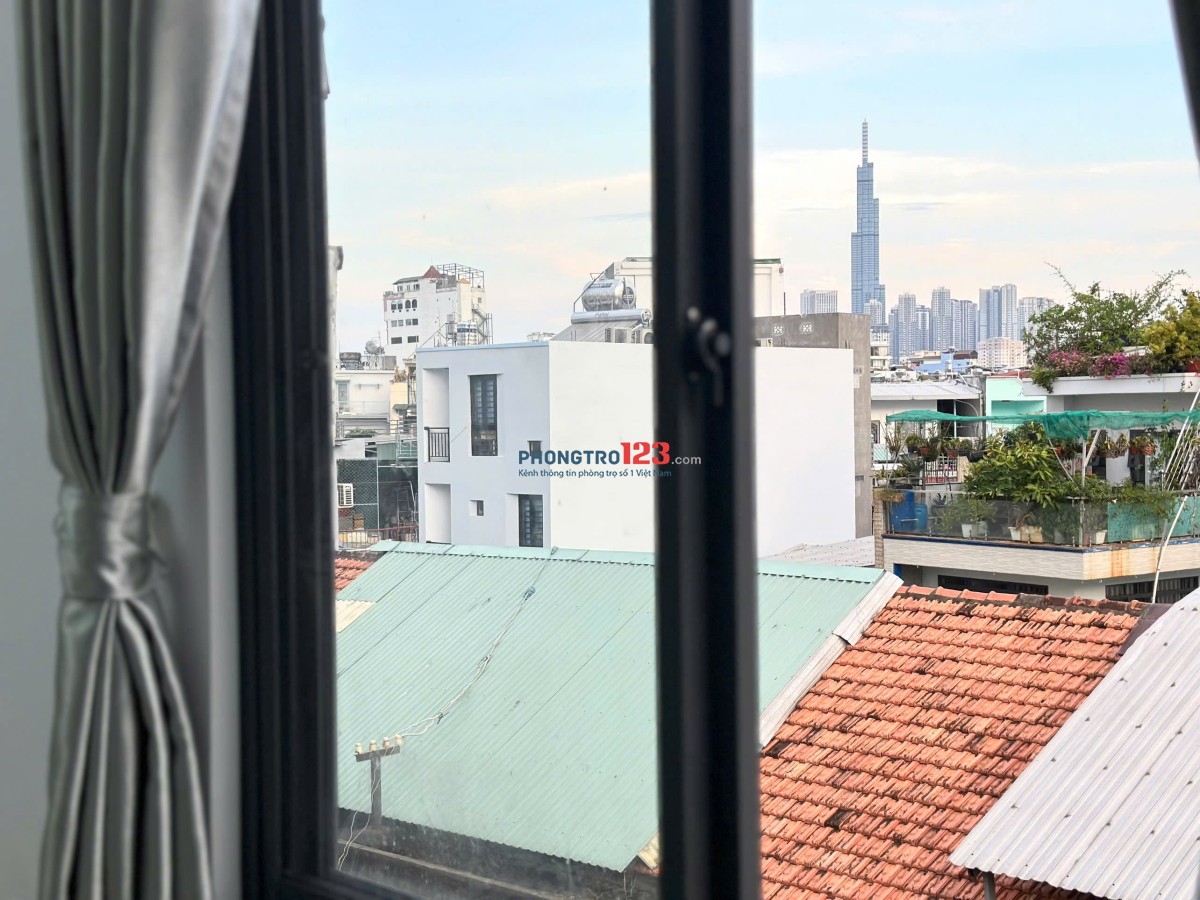 Cho thuê căn phòng cửa sổ thoáng, full nội thất Bình Thạnh gần Ngã tư hàng xanh giá chỉ 5 triệu