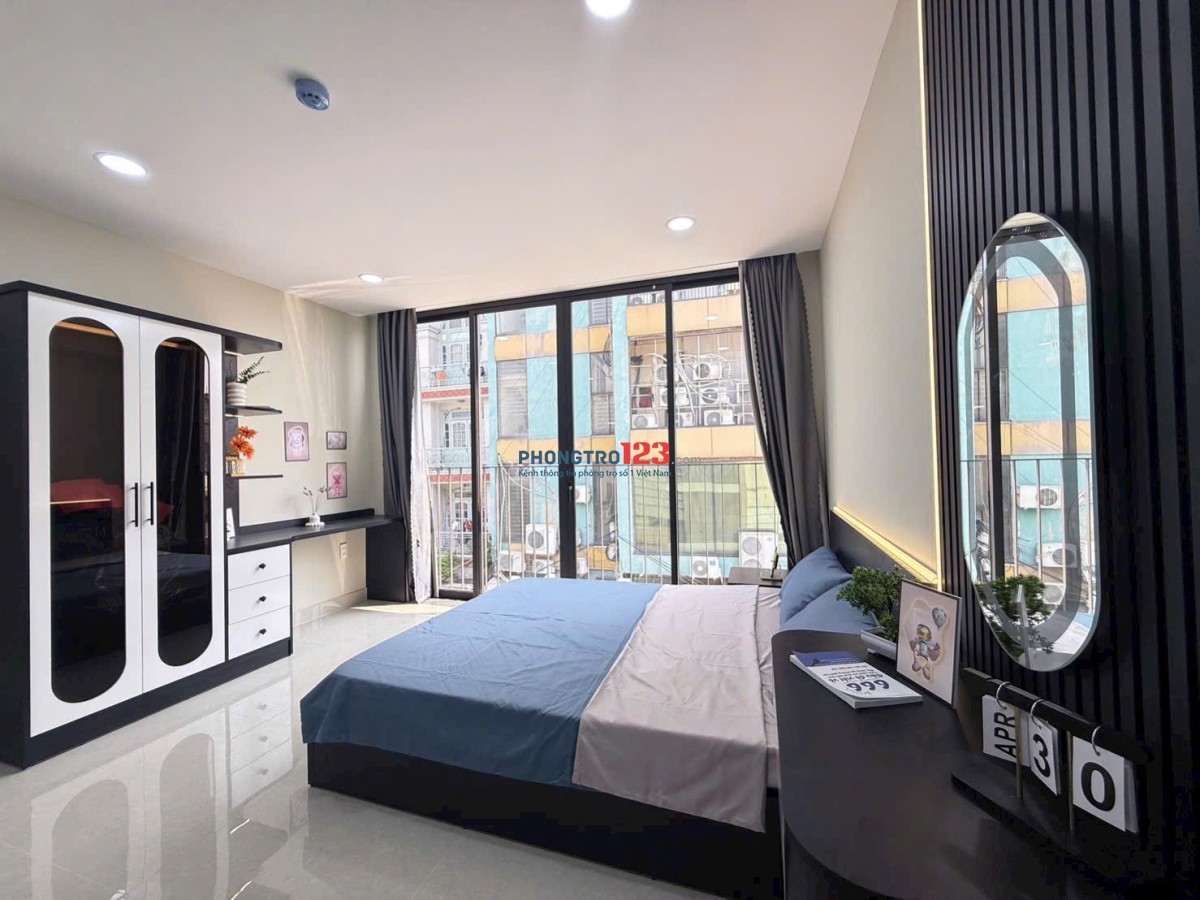 Cho thuê căn hộ ban công thoáng, full nội thất – gần Đại học HUTECH, UEF - Nguyễn Gia Trí Bình Thạnh