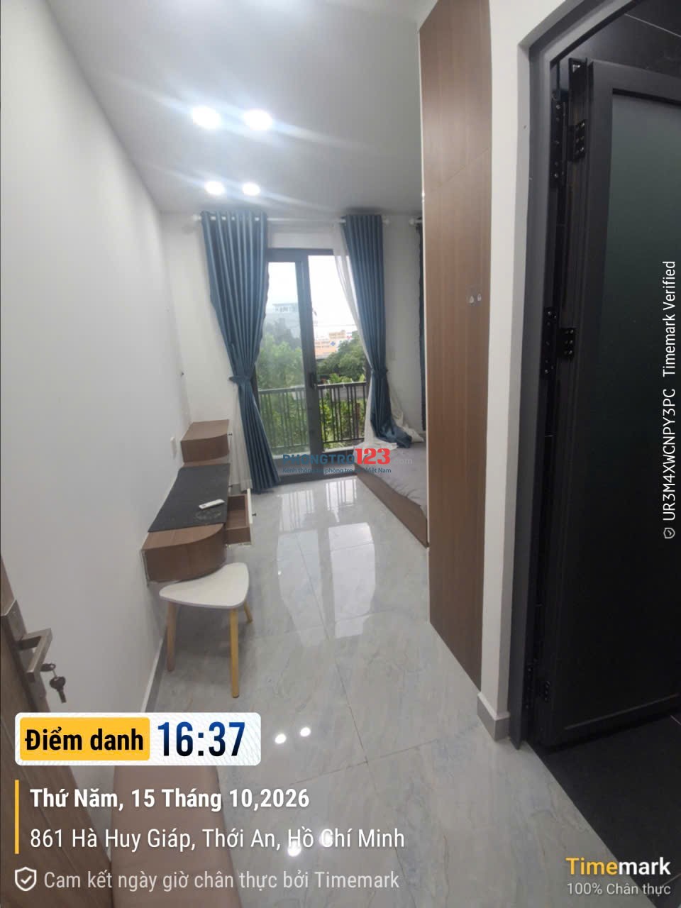 GIÁ 2.5 TRIỆU / THÁNG CHO THUÊ PHÒNG BAN CÔNG – HÀ HUY GIÁP GẦN CẦU PHÚ LONG – Q12 Địa c