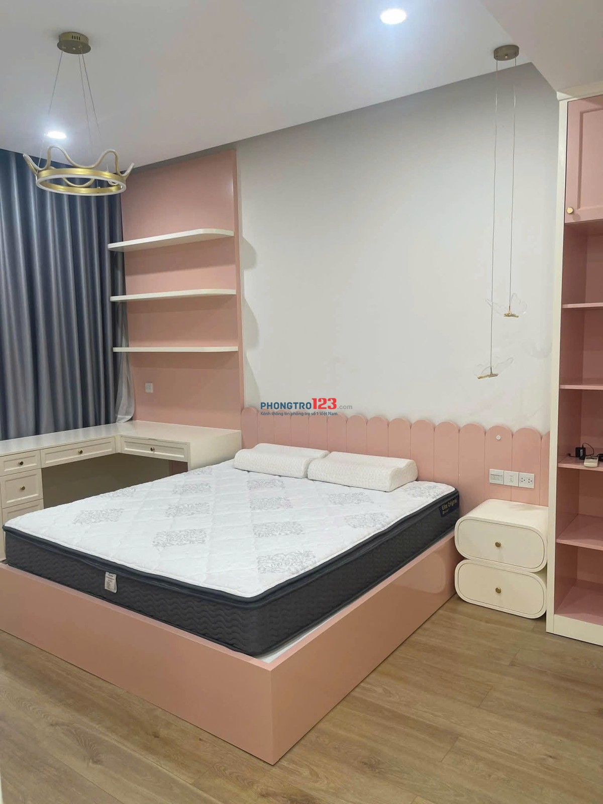 The Manor 2-Nguyễn Hữu Cảnh, 2PN 76m2 Giá thuê 17.5 tr/th full nội thất.
