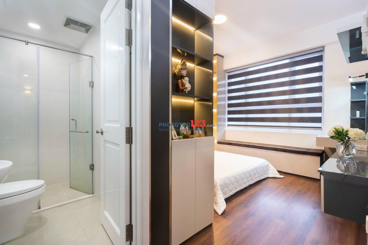 Sky Center, nội thất cao cấp, nhà mới 78m2 2PN, Ban công giá 16tr/th
