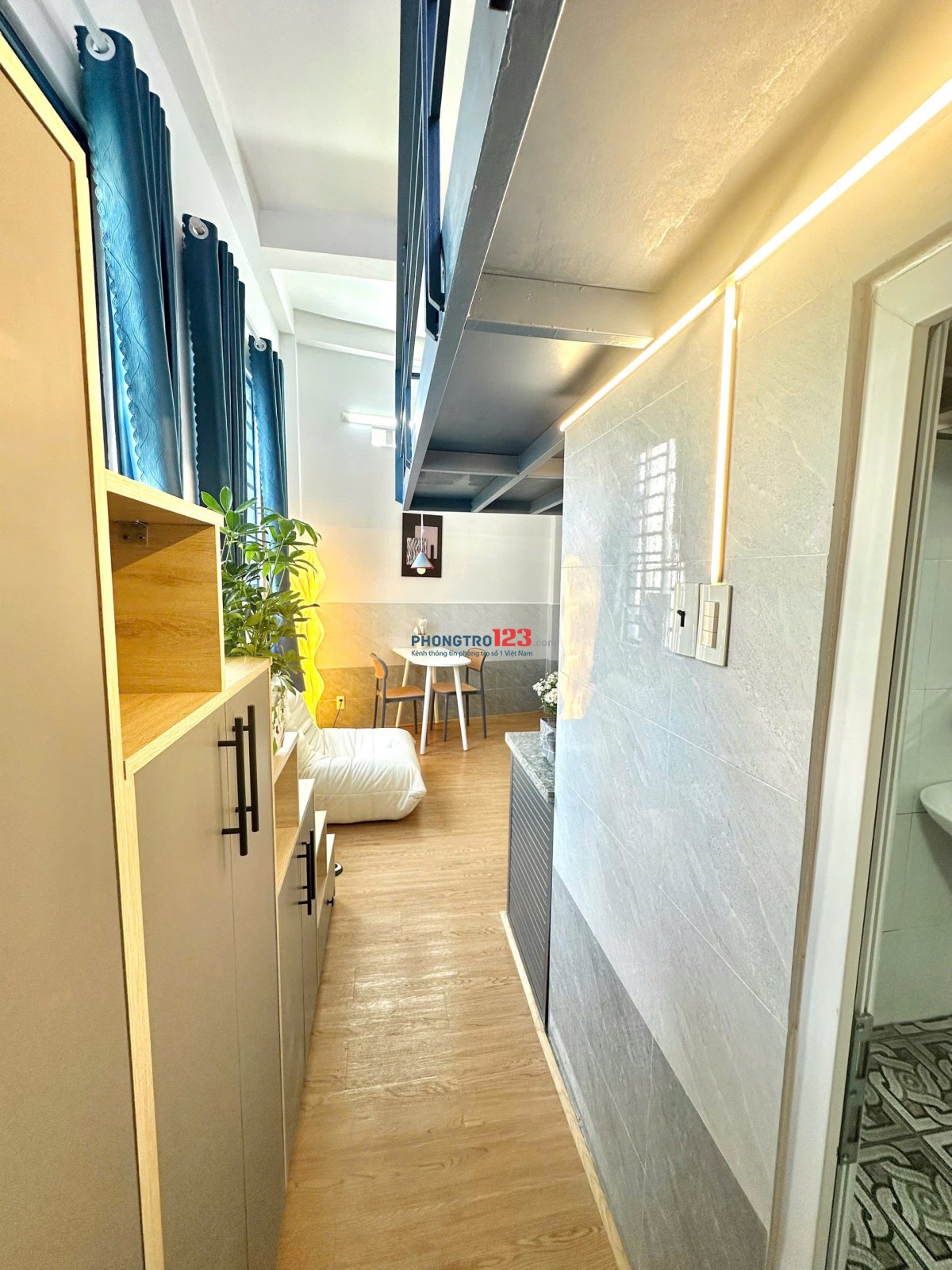 CHO THUÊ CĂN HỘ CÓ GÁC FULL NỘI THẤT, CỬA SỔ THOÁNG – TRẦN BÌNH TRỌNG, BÌNH THẠNH GẦN QUẬN 1
