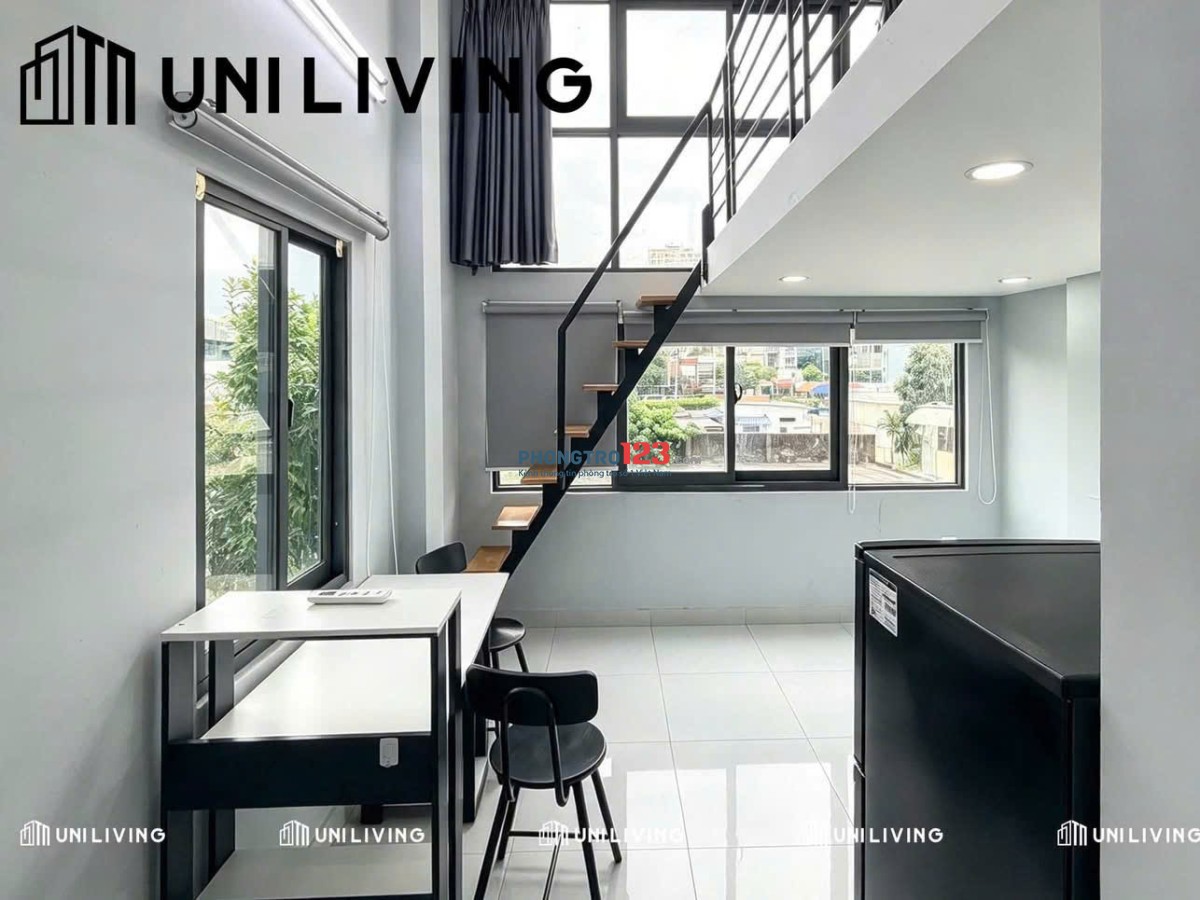 PHÒNG CÓ GÁC LỬNG CAO CỬA SỔ KÍNH THOÁNG FULL NỘI THẤT XÔ VIẾT NGHỆ TĨNH BÌNH THẠNH, TIỆN ĐI Q1 Q2