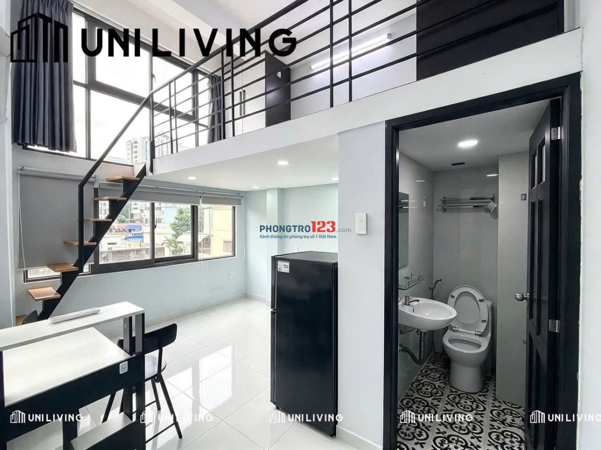 PHÒNG CÓ GÁC LỬNG CAO CỬA SỔ KÍNH THOÁNG FULL NỘI THẤT XÔ VIẾT NGHỆ TĨNH BÌNH THẠNH, TIỆN ĐI Q1 Q2