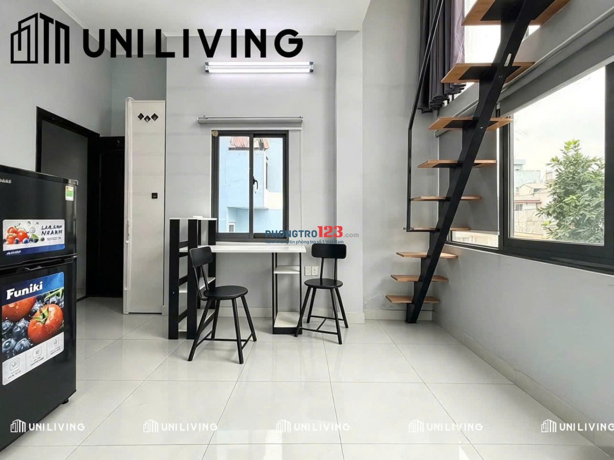 PHÒNG CÓ GÁC LỬNG CAO CỬA SỔ KÍNH THOÁNG FULL NỘI THẤT XÔ VIẾT NGHỆ TĨNH BÌNH THẠNH, TIỆN ĐI Q1 Q2