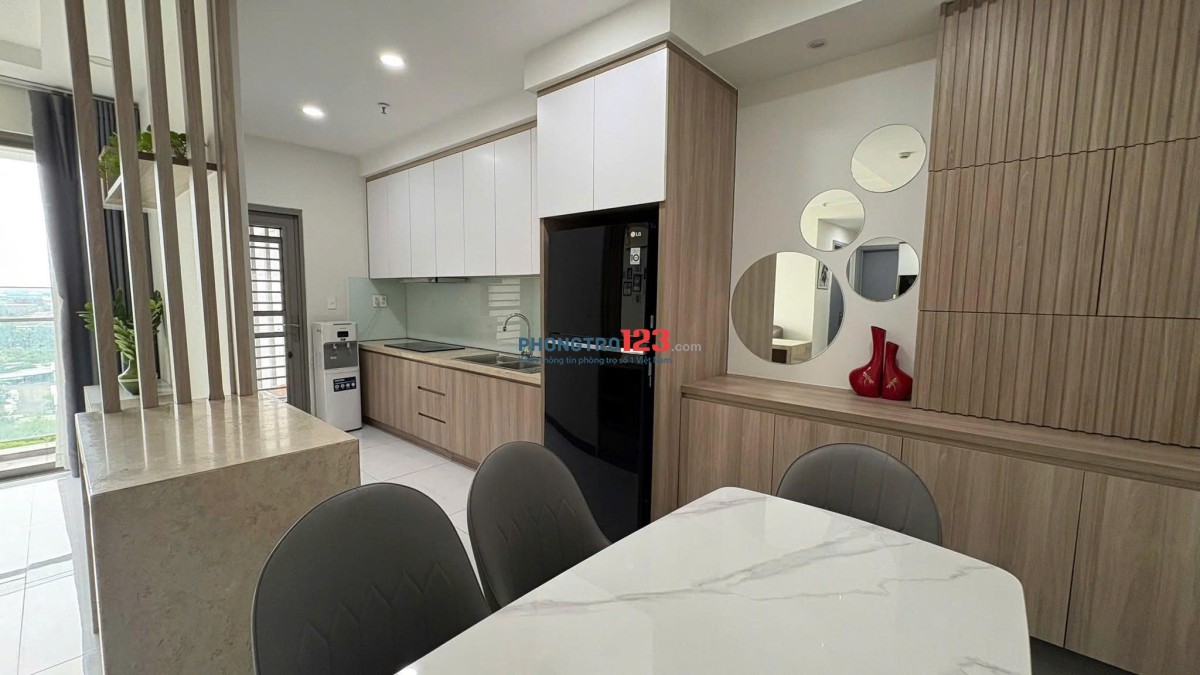 The Manor 2-Bình Thạnh, giá thuê 17 tr/th 78m2, 2PN Sẵn nội thất.